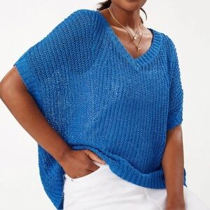 NWT Tommy Bahama Marlina Tape Yarn V-Neck Top